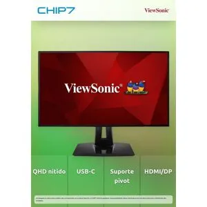 VIEWSONIC MONITOR IPS 27" QHD HDMI DP USB-C HAS PIVOT VP2768A