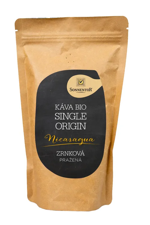 Sonnentor - Káva Single Origin Nicaragua bio, zrnková 250g