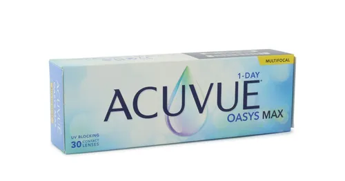Acuvue Oasys Max 1-Day Multifocal (30 Linsen) - tageslinsen, silikon-hydrogel bifokale sport, Senofilcon A