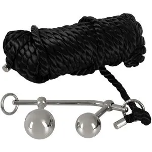 You2Toys Vaginal-/Analplugs „Bondage Plugs with 10 m Rope“ plus 10-Meter-Bondageseil