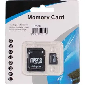 High Speed SD-card 16 GB hukommelseskort med adapter