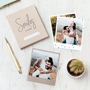 smartphoto Fotos in der Box Karton-Braun zu Weihnachten