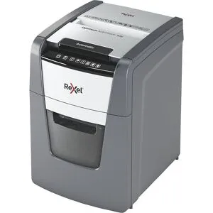 Rexel Destruidor de documentos Optimum AutoFeed+ 90X, volume coletável 34 l, partículas, 8 folhas