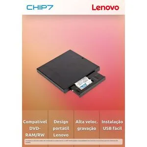 Unidade de Disco DVD-RW Lenovo / DVD-RAM