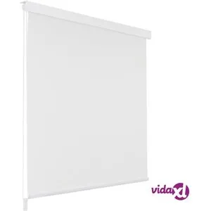 vidaXL Suihkun rullaverho 100x240 cm valkoinen