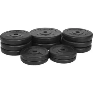 Gorilla Sports Vægtsæt 30 kg 25/26 mm 4x1,25 kg 6x2,5 kg 2x5 kg