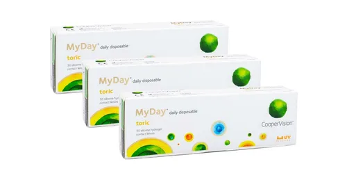 MyDay daily disposable Toric CooperVision (90 linser) - endagslinser, toriska linser sport, Stenfilcon A