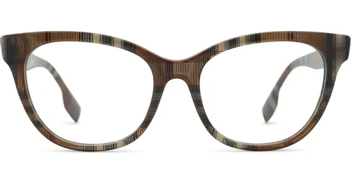 Burberry Evelyn 0BE2375 3966 53 - briller, cat eye, til hende, brun