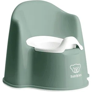 BabyBjörn Pot Fauteuil - Vert profond/Blanc