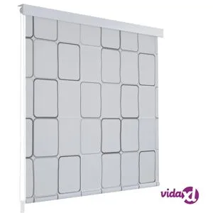 vidaXL Suihkun rullaverho 80x240 cm neliö