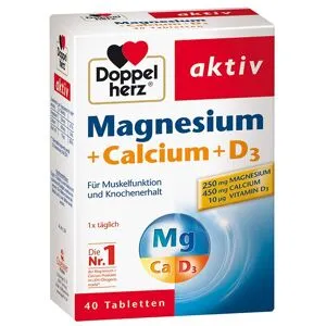Doppelherz® aktiv Doppelherz® Magnesium + Calcium D3 Tabletten 40 St 40 St Tabletten