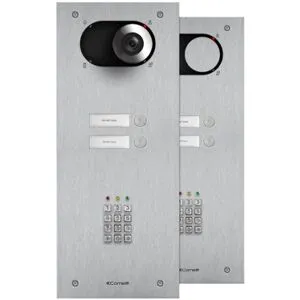 Façade Switch 2 Boutons, Clavier Électronique - Comelit Ix0102kp