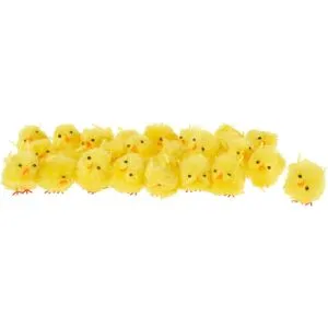 VBS XXL VBS Chenille Küken "Höhe 5 cm",  24 Stück