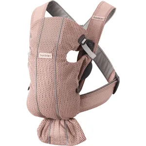 BabyBjörn Porte-bébé Mini - Rose poudré / Mesh 3D