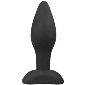 EasyToys Anal Collection Small Black Silicone Buttplug