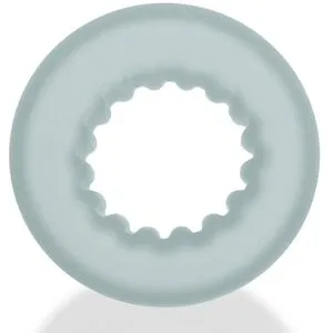 Oxballs Axis Rib Griphold Cockring Clear Ice