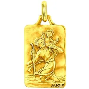 Médaille Augis St Christophe Rectangle