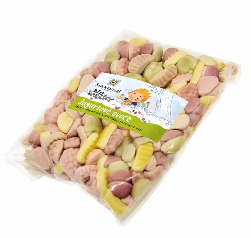 Sonnentor - Jogurtové ovoce - želé s jogurtem a ovocnou příchutí bio 1kg