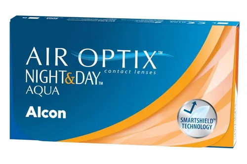 Měsíční Air Optix Night and Day Aqua (6 čoček), , Materiál 0, Unisex kontaktní čočky