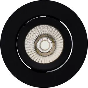 Namron Alfa reflektor 360-tilt Downlight 8W matt sort 4000K - 3220271