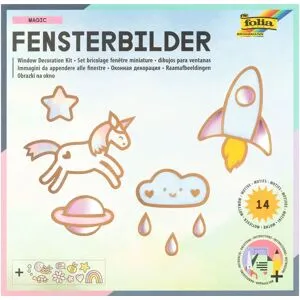 folia Fensterbilder-Bastelset "Magic"