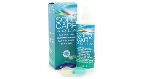 Solocare Aqua 360 ml s pouzdrem - roztoky na kontaktní čočky
