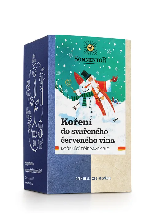 Sonnentor - Koření do svařeného červeného vína bio 32,4 g, porc. dvoukomorový