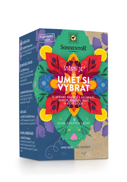 Sonnentor - Štěstí je® umět si vybrat bio 31,4 g porc. dvoukomorový