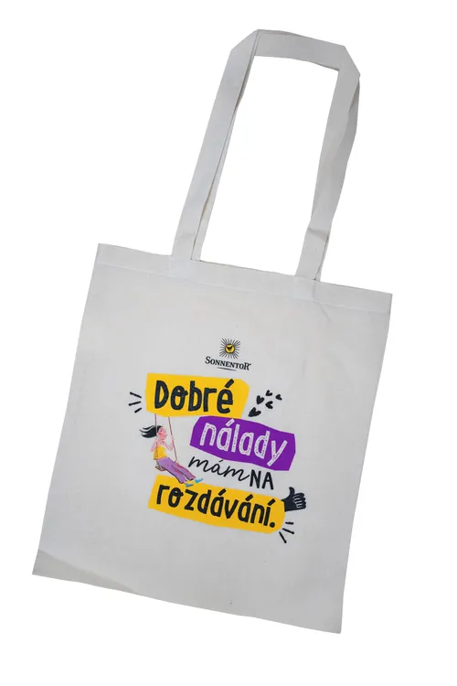 Sonnentor taška z biobavlny Dobrá nálada