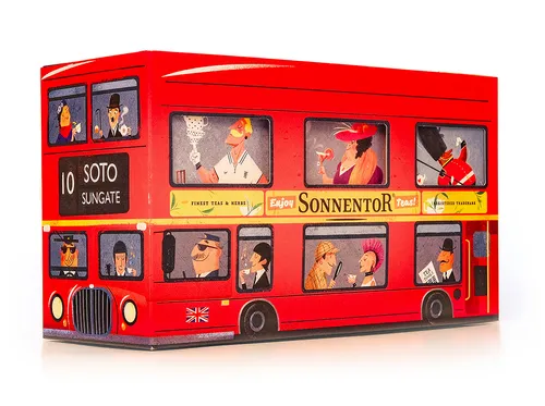 Sonnentor - London Bus bio, černé čaje