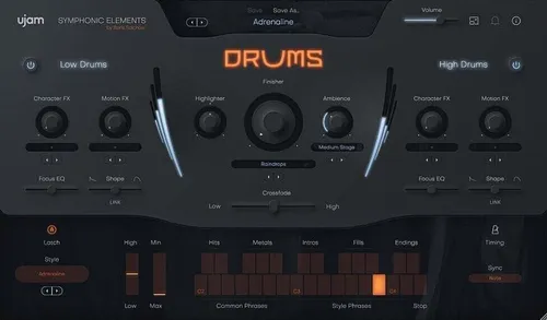 UJAM Drums (Digitální produkt)
