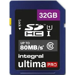 INTEGRAL Cart�o SDHC Ultima Pro 32GB (80MB/s) (Class 10)
