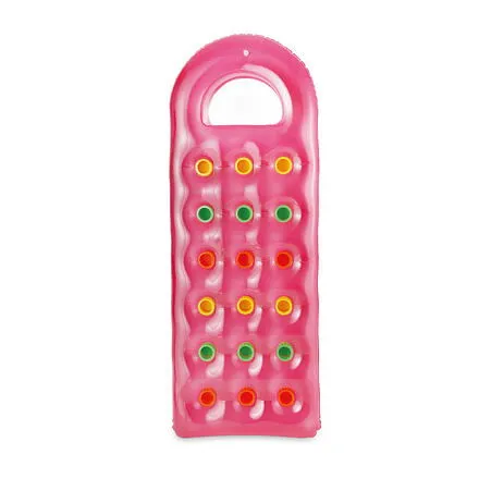 Mac Toys Nafukovacie lehátko s otvormi - ružové