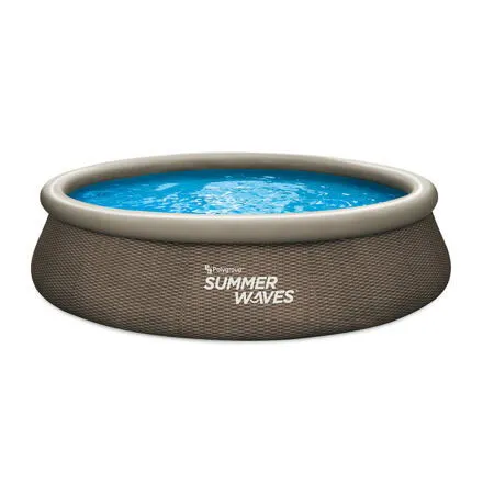 Mac Toys Rodinný bazén ratan 3,96 s filtráciou