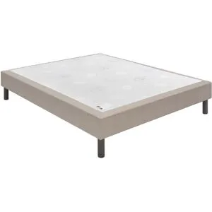 Sommier Nature confort médium 18 cm - Epeda chiné naturel 160x200