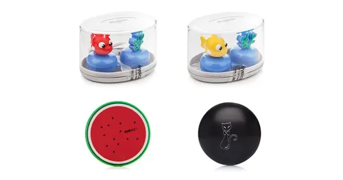 Rejsekit til kontaktlinser med motiv
