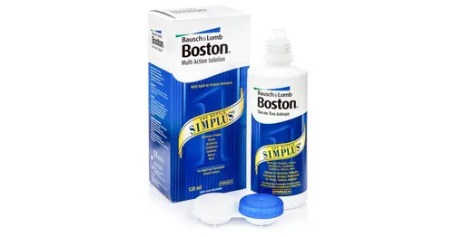 Boston Simplus Solution 120 ml med etui - linsevæske