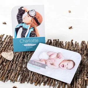 smartphoto Grusskarte - Halbrunde Ecken Hochformat zum Muttertag
