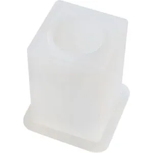 GLOREX Silikon Gießform "Teelichtform eckig"