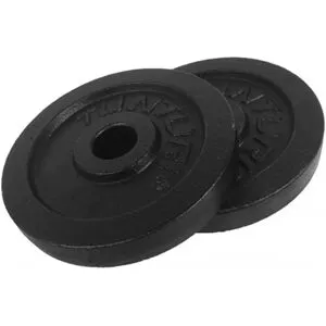 Tunturi Discos  Preto Estandar 30mm - 1.25kg Par (14TUSCL094)