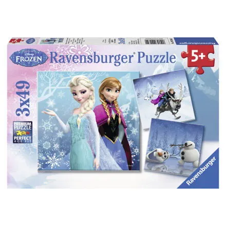 Ravensburger Ľadové kráľovstvo Puzzle 3x49 dielikov