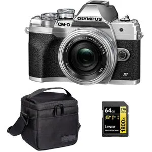 Olympus OM-D E-M10 Mark IV + 14-42 EZ Silver Paket