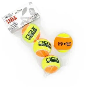 Nox Titanium Beach Tennis Balls 3-pack