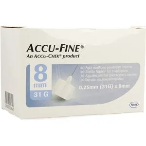 ACCU-CHEK - Accu Fine 31G 8 mm 100 Aiguilles