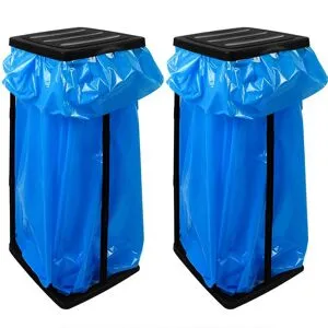 Deuba® Müllsackständer 2er-Set 70x35x30cm max 60L