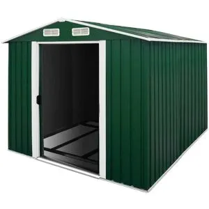 Gardebruk® Geräteschuppen Grün Metall 312x257x177,5cm