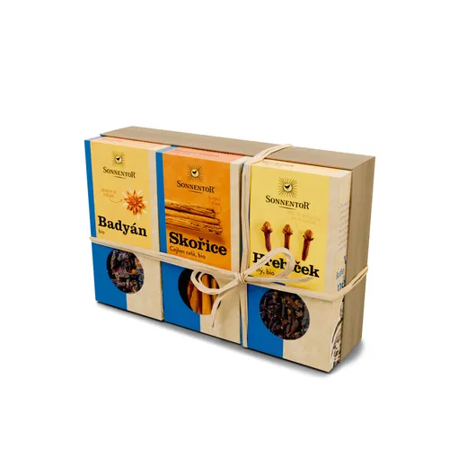 Sonnentor - Dárkové balení 3 koření - Na svařáček