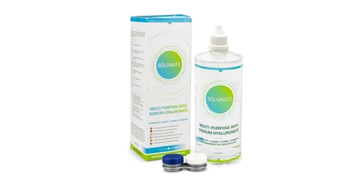Solunate Multi-Purpose 400 ml mit Behälter - pflegemittel für kontaktlinsen