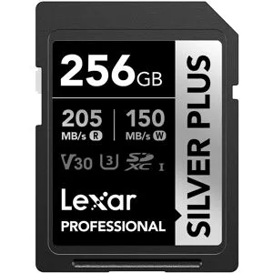 Lexar SDXC Professional Silver Plus 1066x UHS-I/U3/A2/4K R205/W150 (V30) - 256GB