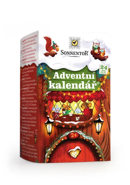 SONNENTOR Adventní kalendář® bio 38,9 g, porc. dvoukomorový